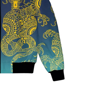 Wholesale Custom Men's Baseball Style Varsity <b>Jacket</b> Premium Quality Satin Stand Collar <b>Winter</b> Sublimation Printing Eco-Friendly - Product Image 6