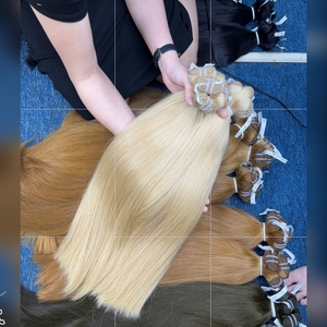 Extensions de cheveux humains ciblés européens et russes Remy vietnamiens de haute qualité, lisses, soyeux et lisses, ombre froide - Product Image 2