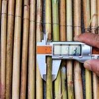 Valla de Bambú Natural Ecológica para Exteriores, Revestimiento de Pared Anticorrosión, Barandilla de Jardín de Bambú, Alta Calidad, Tamaño Personalizable