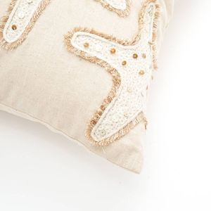 Cuscino da esterno ricamato con stelle marine 18X18" - Product Image 3