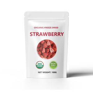 Melhor morango orgânico liofilizado frutas sem açúcar adicionado liofilizado morango para indústria de alimentos - Product Image 1