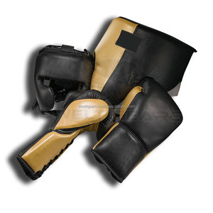 DWELT GEARS - Juego de Guantes de Boxeo para Entrenamiento de Kickboxing, Guantes de Boxeo de Piel Sintética para Gimnasio, Protección Deportiva Personalizable - Product Image 6