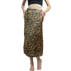 Pareo de Playa de Verano de una Pieza con Estampado de Dibujos Animados de Animales, Diseño Personalizado Multicolor, para Mujeres Adultas, Estilo Coreano - Product Image 6