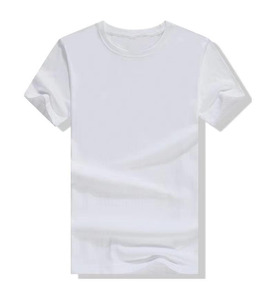 เสื้อยืดคอกลมแขนสั้นผ้าฝ้ายแท้ 100% ระบายอากาศได้ดี พิมพ์ลายด้านหน้าตามแบบ OEM พร้อมโลโก้ตามสั่ง สำหรับงานเลี้ยงรุ่น สีขาว - Product Image 1