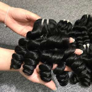 Spark Hair Curly Bundles 100% Vietnamien Non Transformé Vierge Remy Cheveux Machine Double Trame Court Bouclé Style Extension de Cheveux Humains - Product Image 6