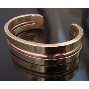 Elegante Brazalete de Cobre Hecho a Mano, Cómodo, con Cuentas y Diseño Elegante - Product Image 4