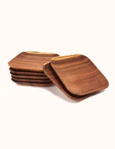 Plateau de service en bois naturel, magnifique plateau en bois artisanal pour aliments, collations, fruits, fruits secs, desserts et décoration de table - Product Image 1