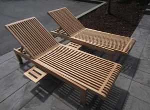 Muebles de piscina, Tumbona, Cama Descanso de cama de playa, Silla de piscina - Product Image 3