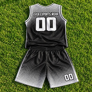 Custom Youth Two Tune Basketball Jersey High Quality Sublimated Team Uniforms for Youth Camp <b>Family</b> Matching <b>1</b> Set MOQ - Product Image 3