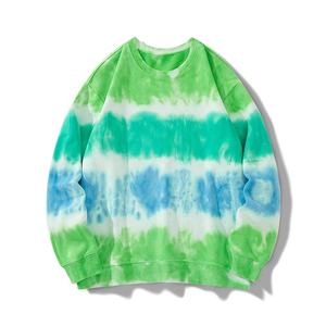 เสื้อฮู้ดดี้ผู้ชายไซส์ใหญ่พิเศษ ผ้าฝ้าย 100% น้ำหนัก 300 กรัม พิมพ์ลายดิจิตอลสำหรับฤดูหนาว แบบย้อมสีไทได แขนยาว สวมใส่สบาย - Product Image 3