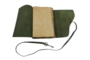 Nuevo Cuaderno de Cuero Vintage Hecho a Mano, Diario Único de Estilo Antiguo, Cuaderno de Bocetos con Borde Deshilachado, Diario de Viaje de Cuero Suave - Product Image 3