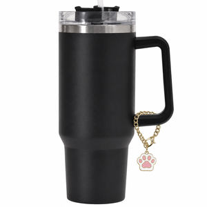 Colgante de metal esmaltado suave personalizado para asa de vaso, decoración de botella de agua, bonito colgante de taza Kawaii, venta al por mayor - Product Image 5
