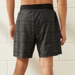 Mens Workout Athletic Cargo Shorts Front Logo Spandex/Polyester Canvas Fabric Quick Dry Mid Waist Drawstring Closure Formal - Product Image 4