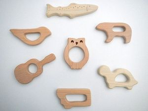 Mordedor de Madera para Bebé, Ecológico, Ligero y Duradero, Personalizado, Precio Bajo Directo de Fábrica OEM/ODM - Product Image 2