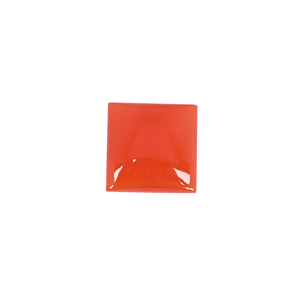 Ónix Rojo Natural de 15.3 Quilates, Forma Cuadrada de 17x17mm, Gema Suelta - Product Image 1
