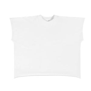 T-shirt Homme 280g 100% Coton Haute Qualité Robuste Coupe Oversize Courte à Bords Bruts et Forme Boxy pour le Sport et le Jogging - Product Image 1