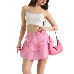 Nuevo Diseño de Falda para Mujer, Estilo Veraniego con Estampado, Faldas de Cintura Alta a Precios Bajos en Colores Sólidos, Falda con Logotipo Personalizado para Mujer - Product Image 1
