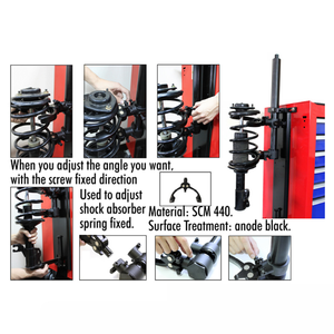 Outils automobiles 90-370mm Anode Noir Amortisseur Ressort Compresseur - Product Image 3