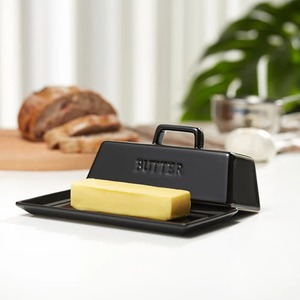 Black Metal Butter Dish Stylish Butter <b>Storage</b> <b>Container</b> Used For Enhancing Modern <b>Kitchen</b> Decor And Daily <b>Kitchen</b> <b>Storage</b> Use - Product Image 5