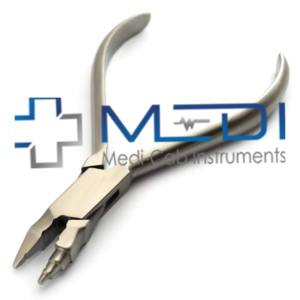 Alicate de Ortodoncia de Tres Puntas para Doblar Alambres Dentales de Acero Inoxidable, Certificado CE, Agarre Ergonómico, Resistente al Óxido, Autoclavable, 5 Mandíbulas - Product Image 1