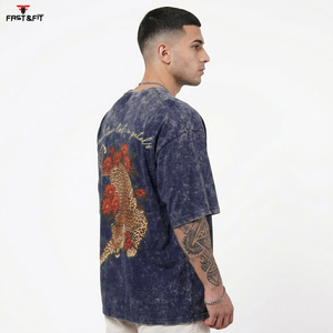 Nuevo Producto de Moda, Camiseta Ligera para Hombre, Hecha con Material Transpirable, Lavada con Ácido, Nueva Camiseta Elegante para Hombre - Product Image 6