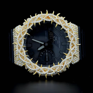 Nouvel Arrivage Luxe GA2100 GA2110 Lunette de montre en argent 925 et Moissanite, Boîtiers de montre Hip Hop Iced Out avec diamants Moissanite VVS D - Product Image 1