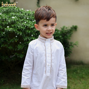 Vestido Midi A-Line Floral con Bordado a Mano, Ecológico, Certificado OEKO-TEX, Estilo Abaya Islámica para Niñas, Dubái, 100% Algodón, Venta al Por Mayor ODM - Product Image 2