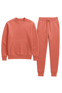 Conjunto Deportivo Casual para Hombre, Transpirable, Corte Regular, Cuello Redondo, Manga Larga, Color Sólido, Estilo Deportivo - Product Image 4