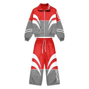 Conjunto Deportivo Ligero Personalizado para Correr, Ropa Deportiva Urbana, Chaqueta y Pantalón de 2 Piezas, Chaqueta Cortavientos con Ribete Reflectante de Nailon - Product Image 2