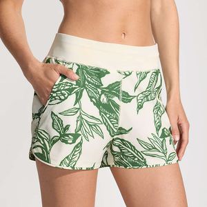 Vente en gros de short de plage à motifs floraux pour la course à pied avec cordon de serrage pour la natation et le séchage rapide et respirant pour femmes - Product Image 2