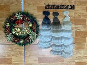 Extensions de cheveux de qualité supérieure en gros, double trame, toutes textures : lisses, ondulés, bouclés - Product Image 3