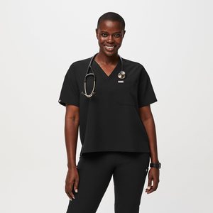 UNIFORMS Conjunto de Uniforme Médico para Mujer CFA-7667, Top de Punto de 3 Paneles con Efecto Cruzado y Pantalones de Yoga, Cómodo, Suave y Elegante - Product Image 3