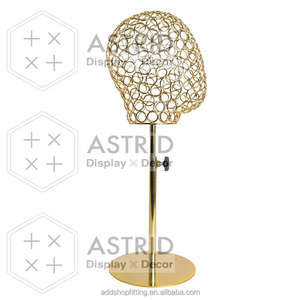 Durable Metal Steel Head Model Cap Rack <b>Hat</b> Display <b>Stand</b> for clothing shop - Product Image 4