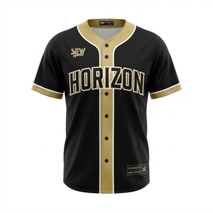 Pro-Grade Baseball Jersey with Custom Logos Plus Size Breathable & Quick Dry Designed for Team Durability High Quality - Product Image 1