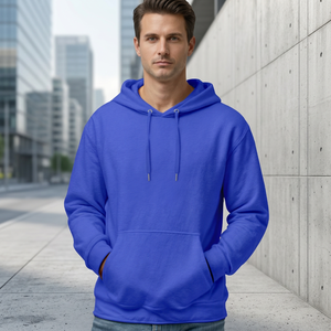 Sudadera con capucha de gran tamaño para hombre, jersey de lana de primera calidad, ropa de calle de algodón pesado, impresión personalizada de fábrica OEM, suministro al por mayor - Product Image 1