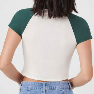 T-shirt court respirant et écologique pour femme 2026 – Offre estivale exceptionnelle – Faible quantité minimale de commande – Prix de gros - Product Image 5