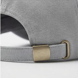 Gorras de Béisbol con Logo Cuadrado Gris Claro, Ropa Elegante, Gorra para Hombre, Estilo Informal, Algodón de Alta Calidad, para Uso Diario, Casual, Verano - Product Image 6