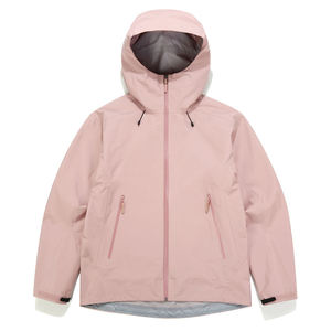 Veste d'hiver imperméable à capuche rose unisexe avec fermeture éclair sur le devant, manteau matelassé décontracté pour hommes et femmes - Product Image 1