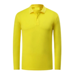 Camiseta Polo de Manga Larga para Hombre, Directo de Fábrica, Logotipo Personalizado Impreso, Proveedor de Ropa de Mezcla de Algodón - Product Image 5