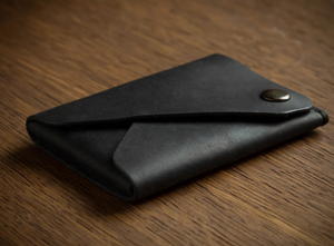 กระเป๋าสตางค์หนังฟอกฝาดแบบมินิมอล, ที่ใส่บัตรแบบบาง - Product Image 4