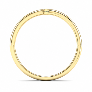 Anillo Moderno de Diamante Cultivado en Laboratorio con Corte Redondo y Diseño Abierto en Oro de 10K, 14K, 18K, Plata 925, 935, Joyería Fina - Product Image 4
