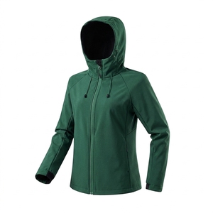Polyester Fleece Interior Outdoor Rain <b>Jacket</b> <b>Men</b> Autumn Thick Loose Fit Soft Shell Waterproof Windbreaker Hooded Stand - Product Image 5