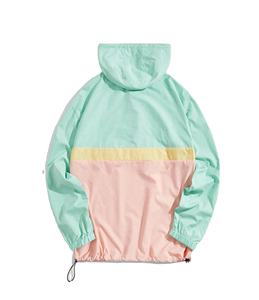 Chaqueta Cortavientos Casual Personalizada 2024 al por Mayor, Transpirable, con Cuello Alto y Cremallera, Ropa de Exterior Resistente al Viento para Hombre - Product Image 2