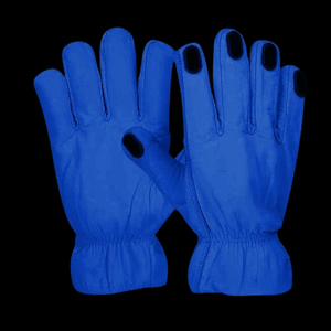 สำหรับถุงมือกันความร้อน สีเหลือง ข้อมือยางยืด กันลื่นที่ปลายนิ้ว 7 ออนซ์ สำหรับใช้งานทั่วไป - Product Image 5