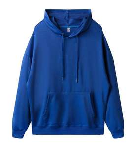 เสื้อสเวตเชิ้ตคอกลมสีน้ำเงิน ยูนิเซ็กส์ ทรงปกติ ผ้าถักคอตตอน ใส่สบาย ระบายอากาศได้ดี น้ำหนัก 180 กรัม เหมาะสำหรับใส่ในฤดูใบไม้ร่วง - Product Image 1
