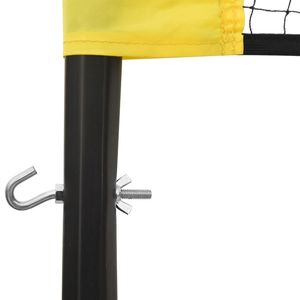 Filet de volley-ball en tissu PE jaune et noir 324"x96.1" pour équipement de terrain - Product Image 5