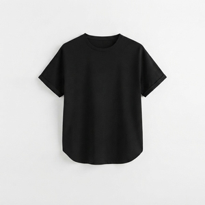 เสื้อยืดคอกลมผู้หญิง แขนสั้น ทรงปกติ ผ้าเจอร์ซีย์ลำลอง ผ้าฝ้าย 100% ผสมสแปนเด็กซ์ ติดกระดุม ฤดูใบไม้ผลิ ฤดูร้อน สีเขียว สีขาว - Product Image 6