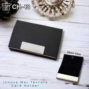 Antiqued Large Capacity Minimalist Business <b>Card</b> Holder Stylish Casual Leather PU Lining Eco-friendly Vintage - Product Image 2