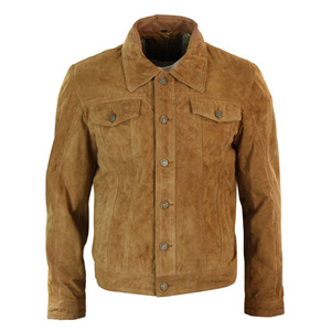 Men'sTop Quality Premium Leather Trucker <b>Jacket</b> <b>Suede</b> Leather Premium Soft Touch Fully Lined Black <b>Suede</b> Jeans Style <b>Jacket</b> - Product Image 6
