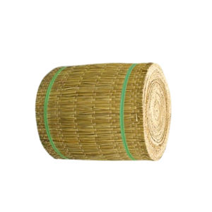 Alfombra de junco natural tejida a mano para suelos decorativos y para realzar conceptos de diseño interior rústico - Product Image 1